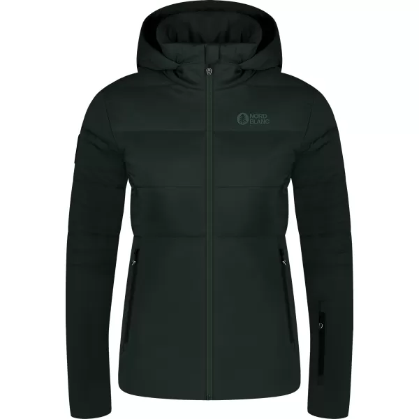  Ženska zimska jakna NORDBLANC KNOLL NBWJL8272 TEMNO ZELENA 