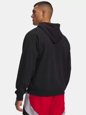 Moški pulover UNDER ARMOUR RIVAL LW HOODIE 6012335-001 ČRNA