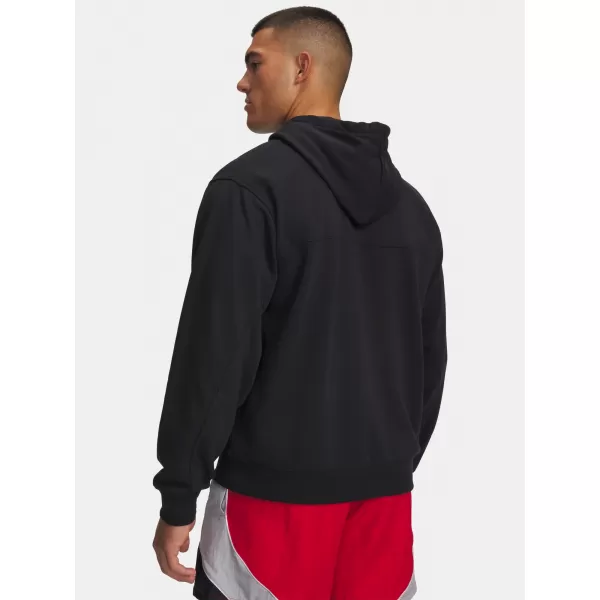 Moški pulover UNDER ARMOUR RIVAL LW HOODIE 6012335-001 ČRNA 