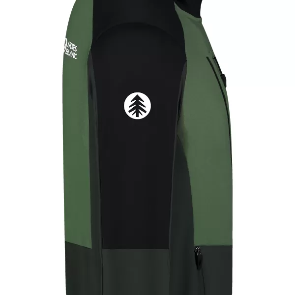  Moški powerfleece pulover NORDBLANC GROAN NBWFM8282 TEMNO ZELENA 