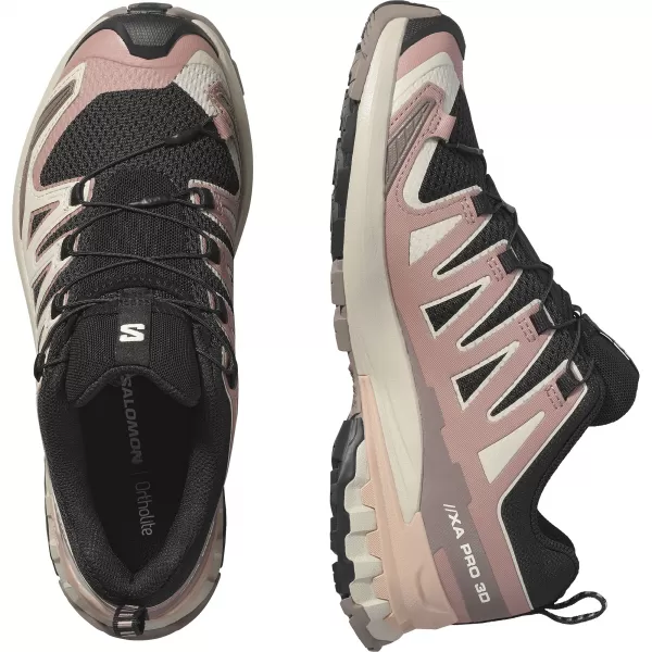  Ženski čevlji SALOMON XA PRO 3D V9 W L47882800 ČRNA/BURLWOOD/MAHAGONI VRTNICA 