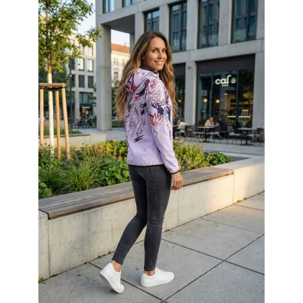  Ženska vrhunska softshell jakna ALTISPORT VOJ/ALW064JACK01 LILA 