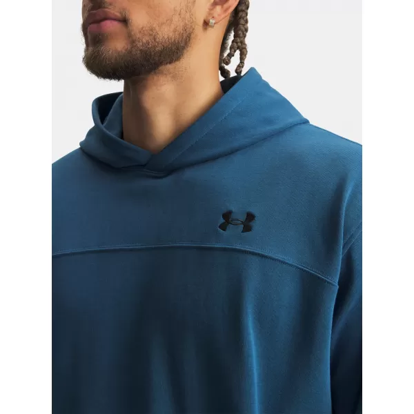  Moški pulover UNDER ARMOUR UA RIVAL LW HOODIE 6012335-498 MODRA 