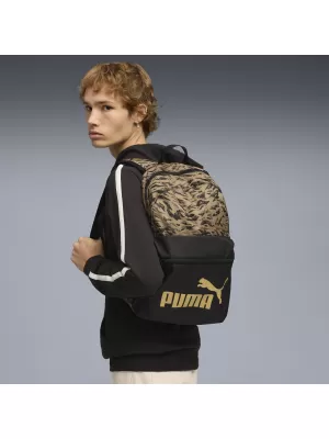 Nahrbtnik PUMA PHASE AOP BACKPACK 091169_07 LEOPARD/GOLD LEOPARD/ZLATA PUMA ŠT.1