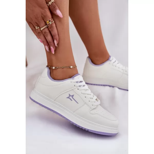  Ženske superge BIG STAR RR274A245 WHITE/PURPLE Big Star Shoes 