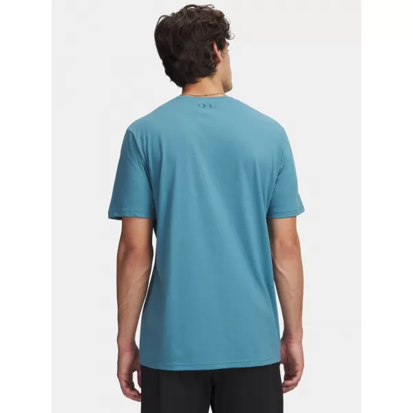  Moška majica s kratkimi rokavi UNDER ARMOUR UA M WM LOCKER TAG SS 6012778-466 MODRA 