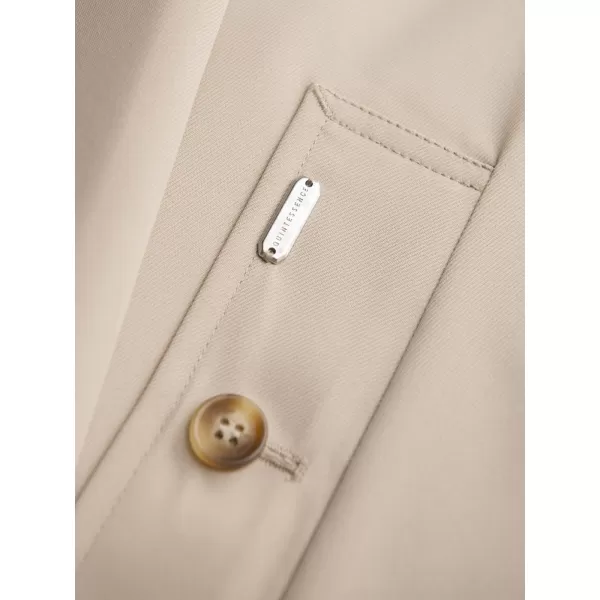  Moški plašč OMBRE OM-COLC-0139 BEŽ 