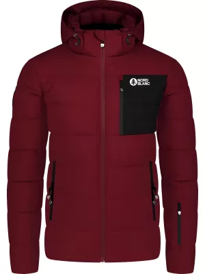 Moška zimska jakna NORDBLANC BRAMBLE NBWJM8258 BORDO