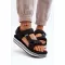 Ženske sandale LEE COOPER LCW-24-05-2753L ČRNO/BELO