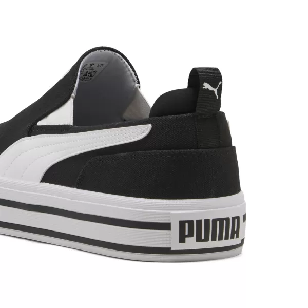  Škornji PUMA COURT CLASSIC VULC SLIPON 400216_02 PUMA ČRNA/PUMA BELA 