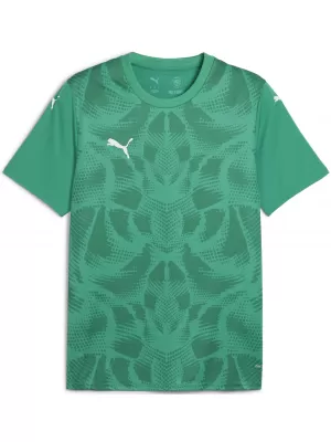 Moška funkcionalna majica PUMA TEAMULTIMATE JERSEY 706280-05 SPORT GREEN/ ŠPORTNO ZELENA/PUMA BELA