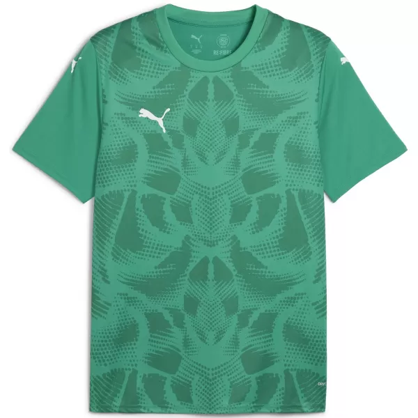  Moška funkcionalna majica PUMA TEAMULTIMATE JERSEY 706280-05 SPORT GREEN/ ŠPORTNO ZELENA/PUMA BELA 