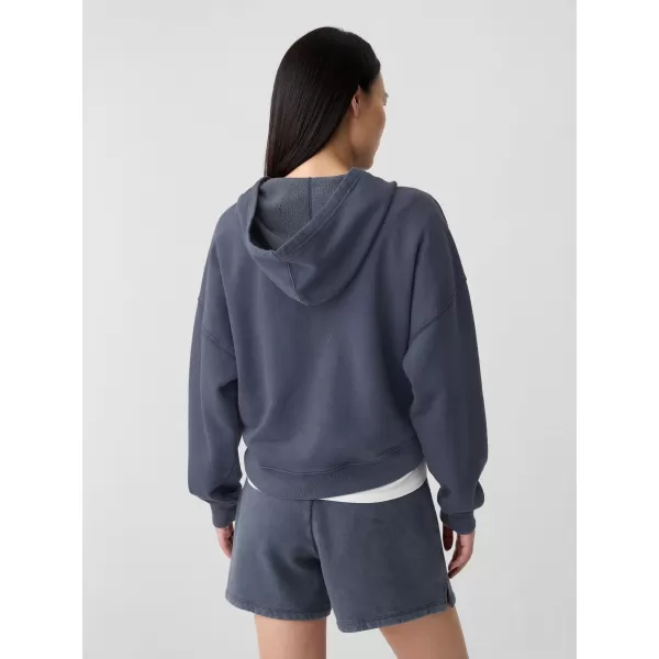  Ženski pulover GAP LOGO PULLOVER HOODIE 429497-99 GLOBOKO MORNARSKO MODRA 
