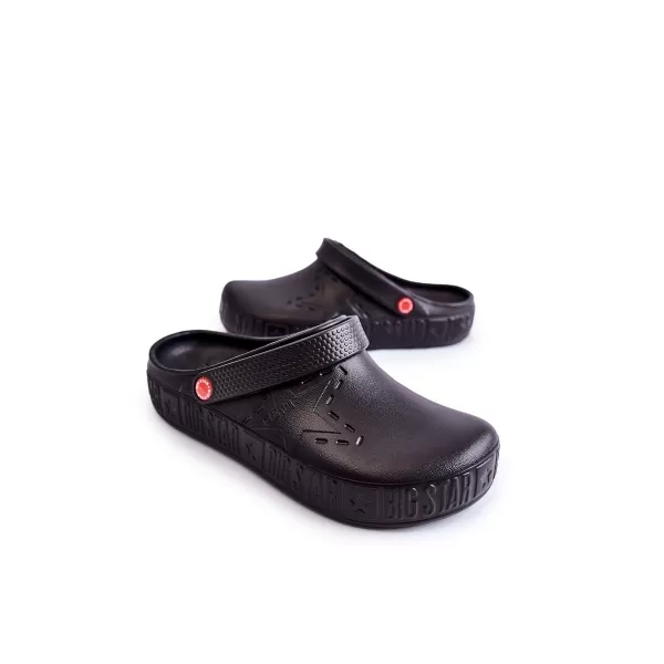 Moški natikači BIG STAR II175001 BLACK Big Star Shoes 