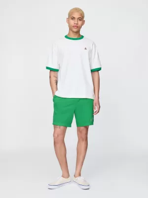 Moška majica s kratkimi rokavi GAP BRANNAN PANTCH TEE 765037-00 OPTIKA BELA