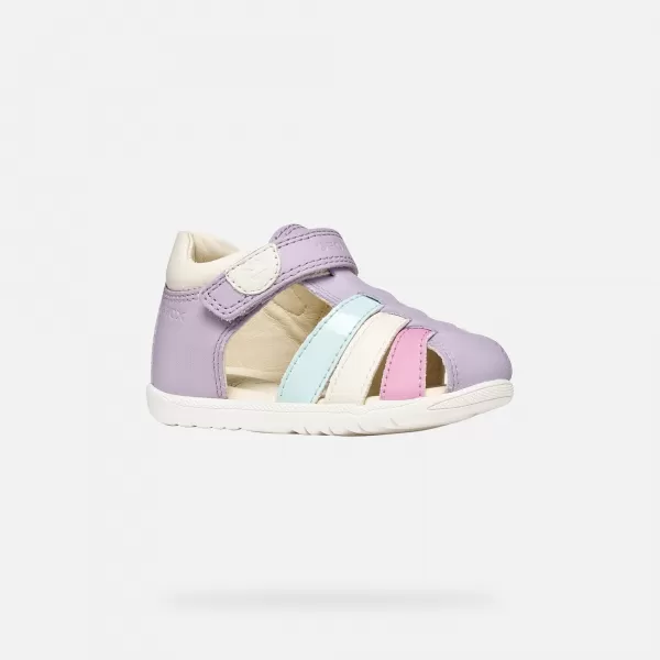  Prvi koraki deklet GEOX SANDAL MACCHIA B254WB08502C8888 VIJOLIČNA 