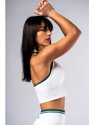 Majica s povodcem CLUB DOR 640 WHITE Nebbia
