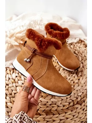 Otroški škornji za sneg BIG STAR BB374058BS CAMEL Big Star Shoes