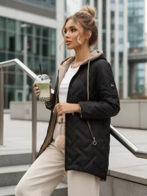 Ženska jakna DSTREET TY5606 ČRNA