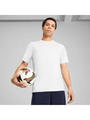 Moška funkcionalna majica PUMA TEAMCUP TRAINING JERSEY 659167-04 PUMA BELA/PUMA SREBRNA