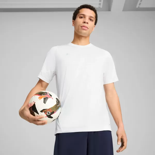  Moška funkcionalna majica PUMA TEAMCUP TRAINING JERSEY 659167-04 PUMA BELA/PUMA SREBRNA 