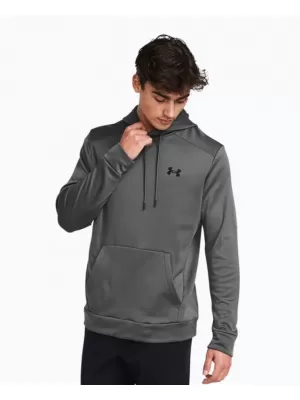Moški pulover UNDER ARMOUR ARMOUR FLEECE FZ HOODIE 1373357-025 SIVA