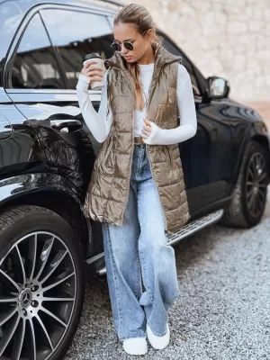 Ženski plašč DSTREET TY5258 ZLATI