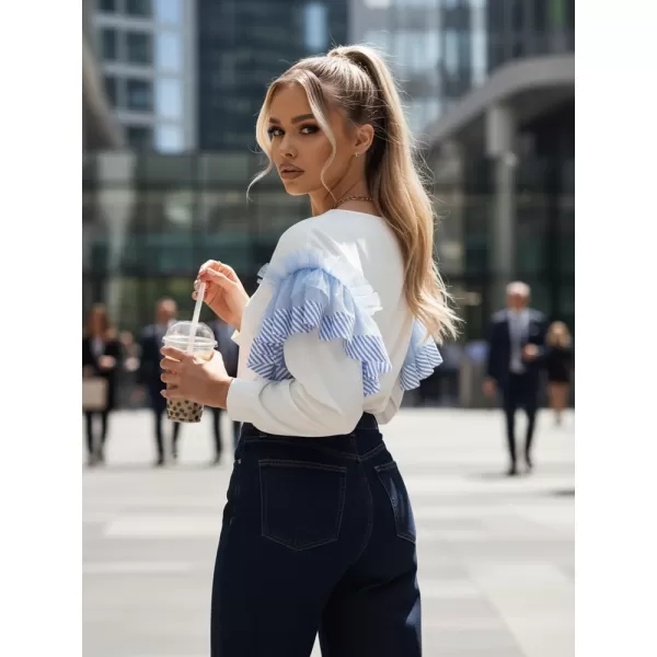  Ženski pulover DSTREET BY1264 BELA 