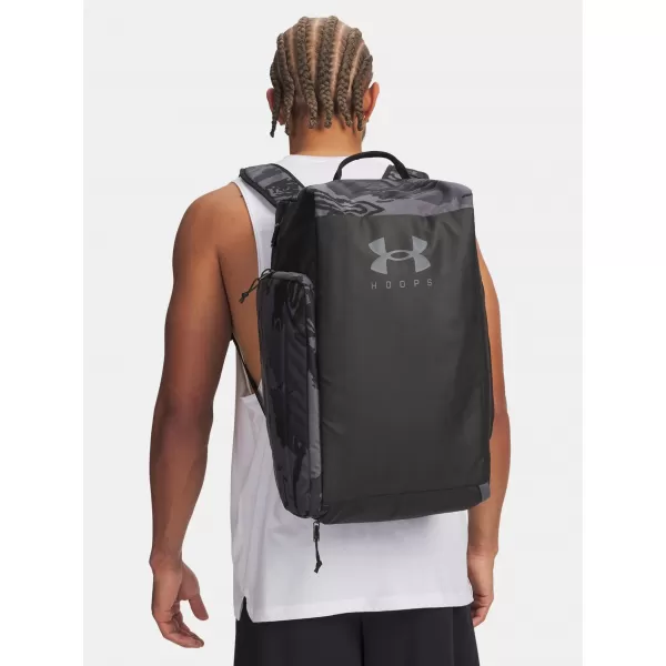  Torba UNDER ARMOUR CONTAIN DUO SM BP DUFFLE 1381920-003 ČRNA 