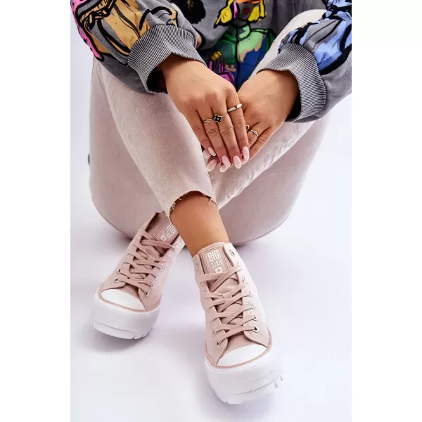  Ženske superge BIG STAR LL274157 NUDE Big Star Shoes 