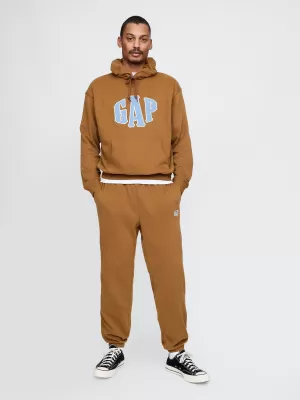 Moške trenirke GAP LOGO SWEATPANTS 744733-01 SVETLO RJAVA