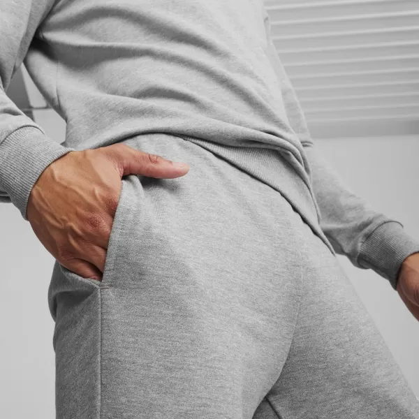  Moške hlače PUMA TEAMGOAL CASUALS PANTS 658598_33 SREDNJE SIVA VRESA/BELA 