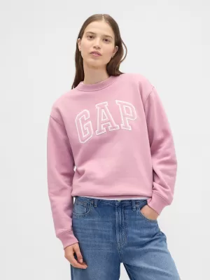 Ženski pulover GAP CREW SWEATSHIRT 554936-63 LILA ROZA