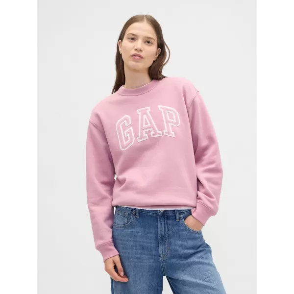  Ženski pulover GAP CREW SWEATSHIRT 554936-63 LILA ROZA 