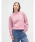 Ženski pulover GAP CREW SWEATSHIRT 554936-63 LILA ROZA