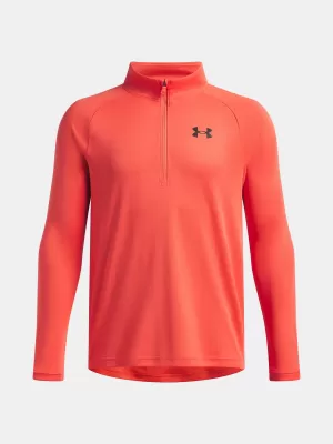 Fantovski pulover UNDER ARMOUR TECH 2.0 1/2 ZIP 1363286-690 RDEČA