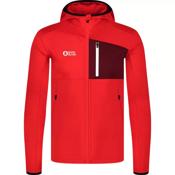  Moški powerfleece pulover NORDBLANC BRACKEN NBWFM8286 RDEČA 