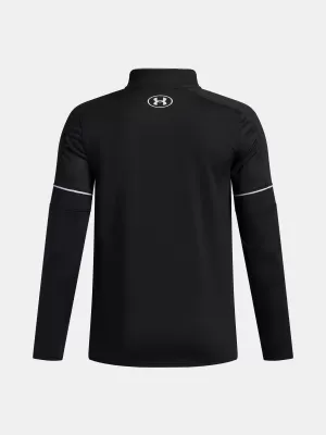 Fantovski pulover UNDER ARMOUR B CHALLENGER TRAINING QZ 6004080-001 ČRNA