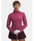 Ženska majica s kratkimi rokavi UNDER ARMOUR UA DRIVE 1/4 ZIP 6003797-659 RDEČA