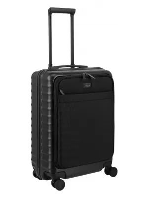 Kovček TITAN Overseas S Front pocket NOČNA SENKA ČRNA