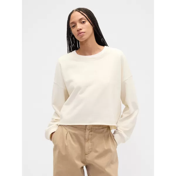  Ženski pulover GAP LOGO SWEATSHIRT 799277-02 BELO JADRO 