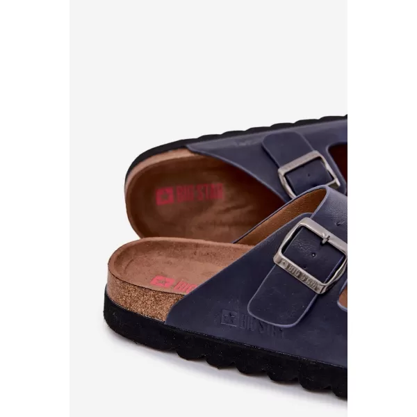  Moški natikači BIG STAR NN174530 MODRI Big Star Shoes 