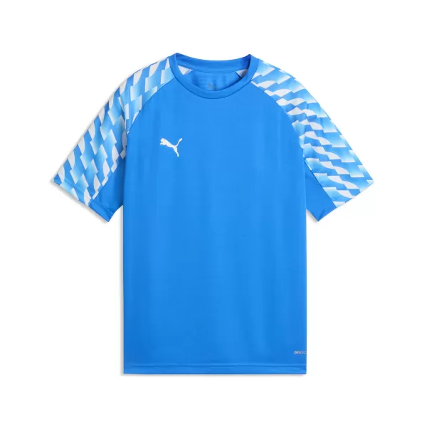  Otroška majica s kratkimi rokavi PUMA TEAMLIGA26 JERSEY JR 659723_02 ELECTRO ROYAL/ ELEKTRO ROJAL/PUMA BELA 