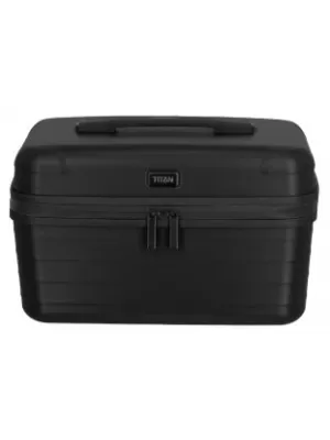 Kozmetični kovček TITAN Upgrade Beautycase NOČNA SENKA ČRNA
