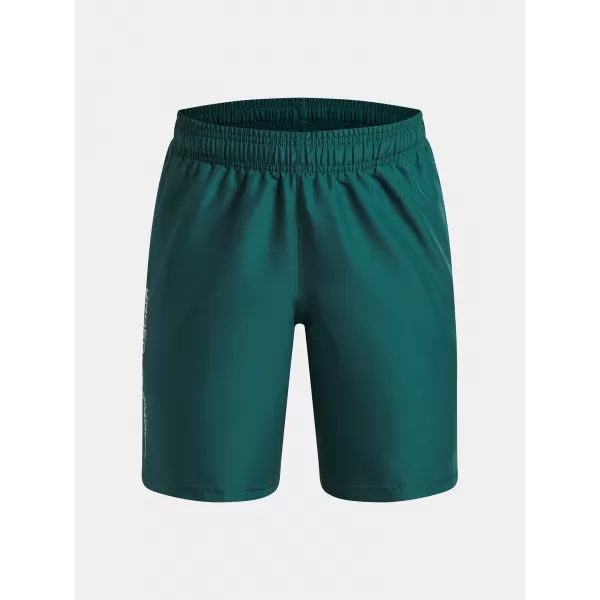  Fantovske kratke hlače UNDER ARMOUR UA TECH WOVEN WORDMARK SHORT 1383341-338 ZELENA 