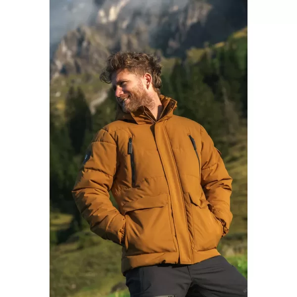  Moška zimska jakna NORDBLANC FYRN NBWJM8257 PUŠTÍKOVA RJAVA 