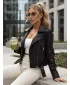 Ženska jakna DSTREET TY5648 ČRNA