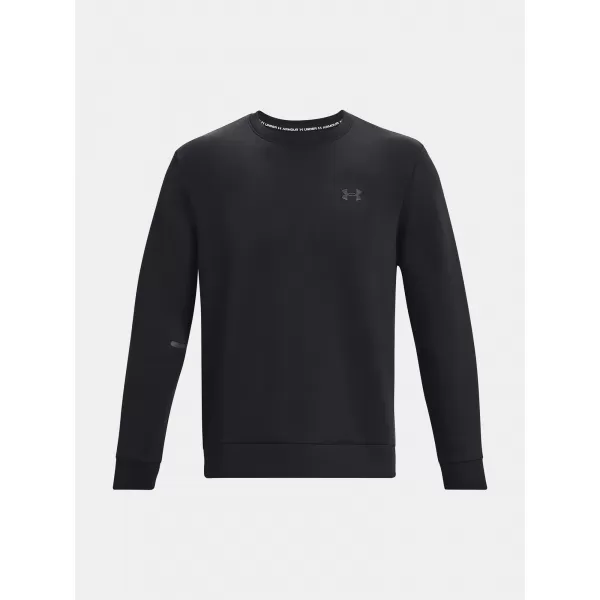 Moški pulover UNDER ARMOUR UA UNSTOPPABLE FLC CREW 1381688-001 ČRNA 