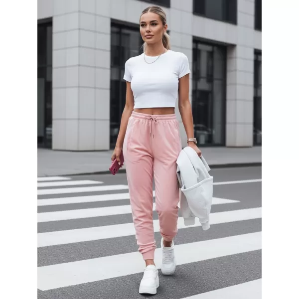 Ženske hlače DSTREET UY2837 ROZA 