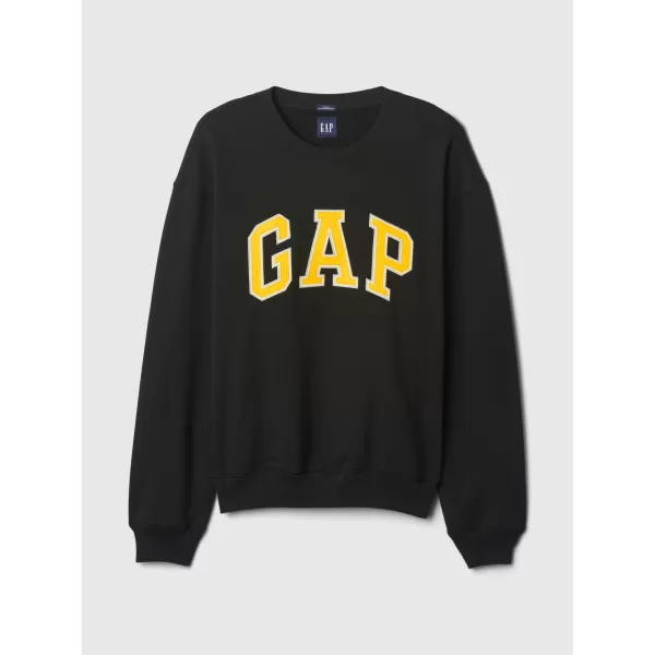  Moški pulover GAP LOGO CREW SWEATSHIRT 616625-02 PRAVA ČRNA 